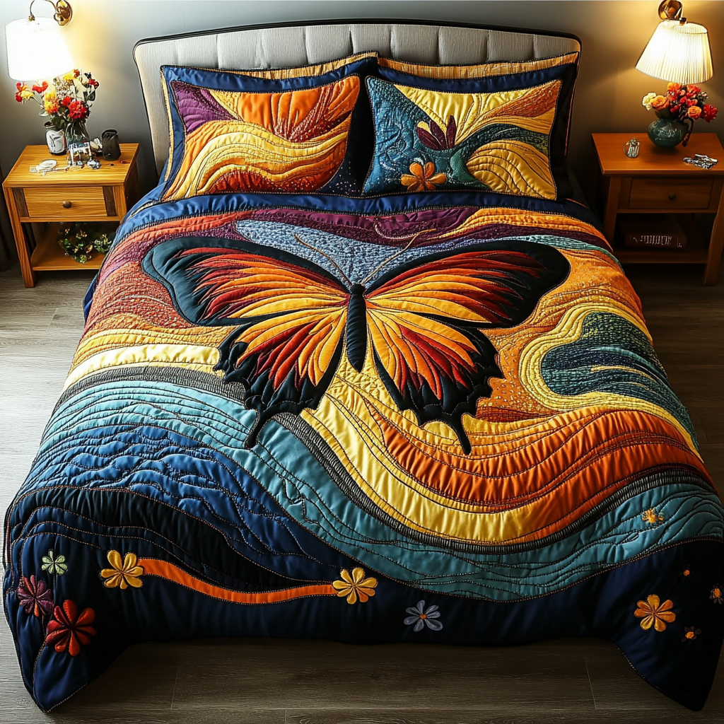 Twilight Observer 3-Piece Quilted Bedding Set NCU0NXD677
