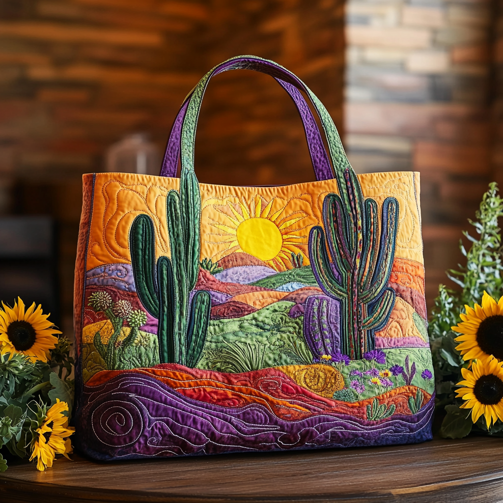 Twilight Sands Quilted Tote Bag NCU0VL2800