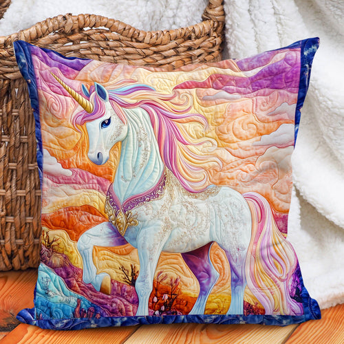 Twilight Unicorn Quilted Pillow Case NCU0DV996