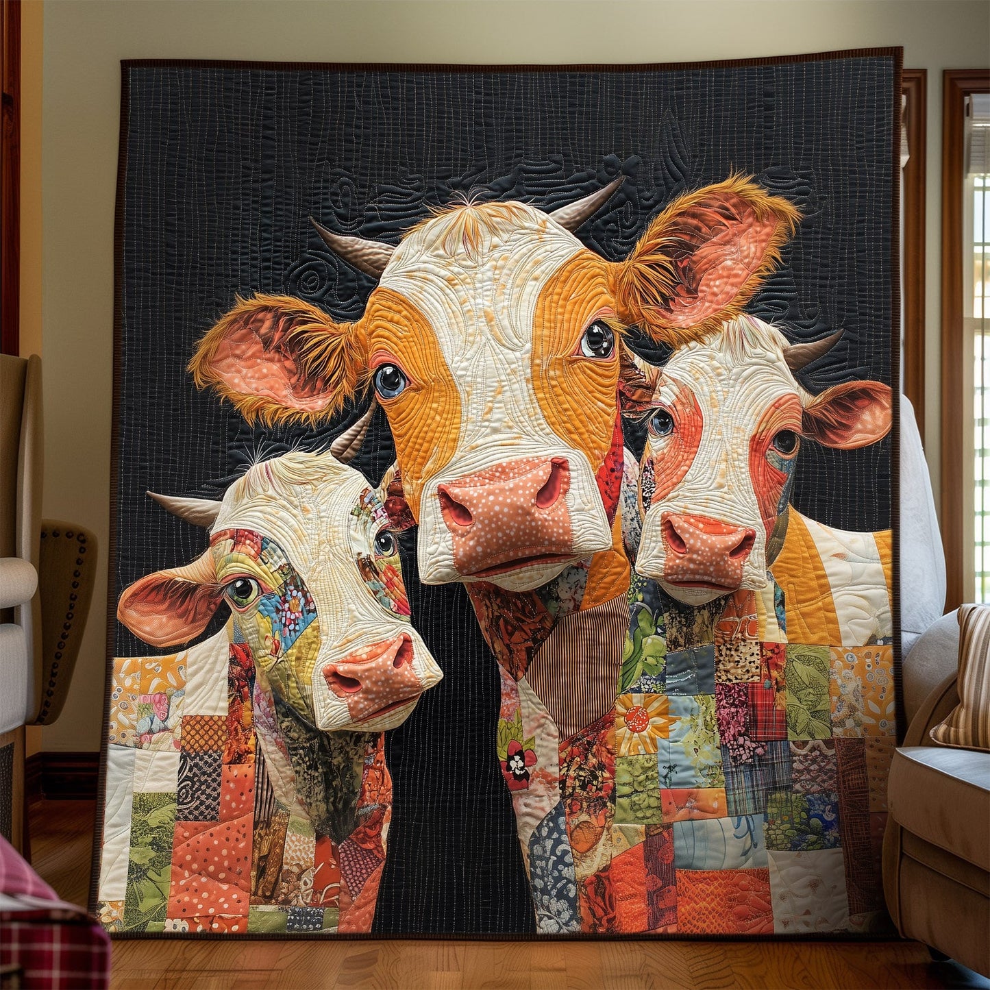 Udderly Adorable Quilted Blanket NCU0TH1369