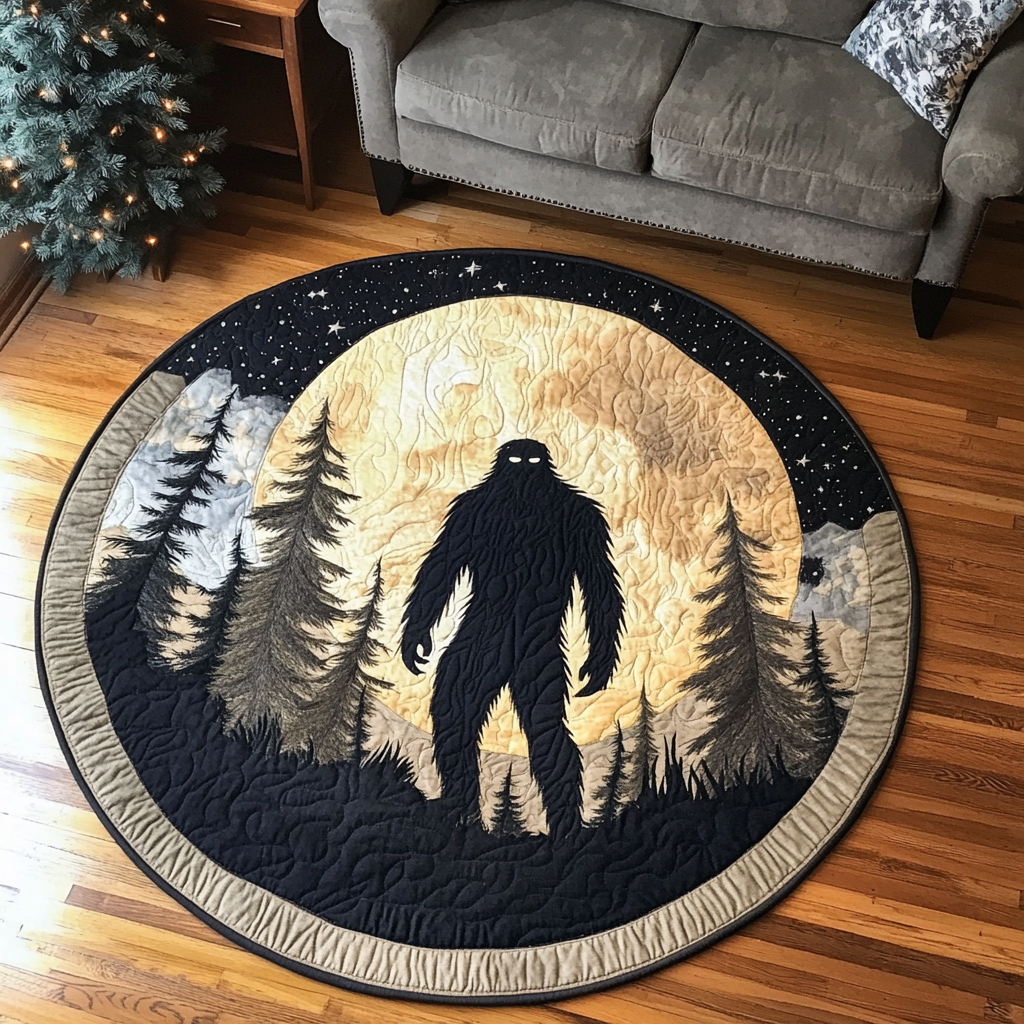 Untamed Beast Quilted Round Mat NCU0DK7295