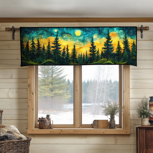 Van Gogh Pines Quilted Valance NCU0NT7188