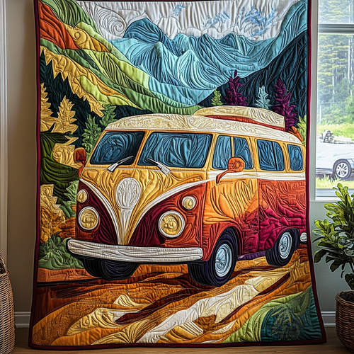 Van Life Vibes Quilted Blanket NCU0DV2869