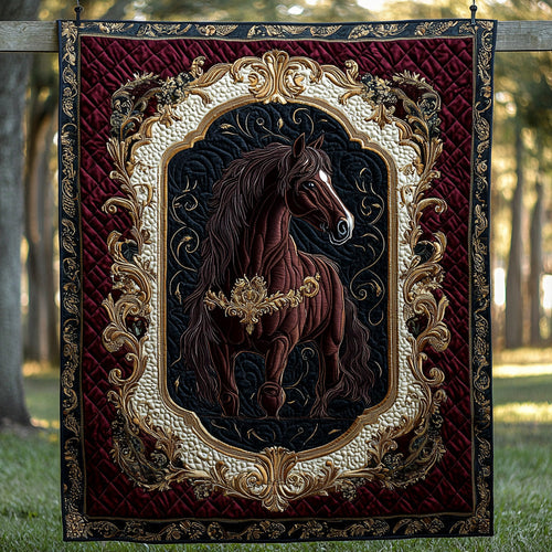 Velvet Horse Quilted Blanket NCU0DV6362