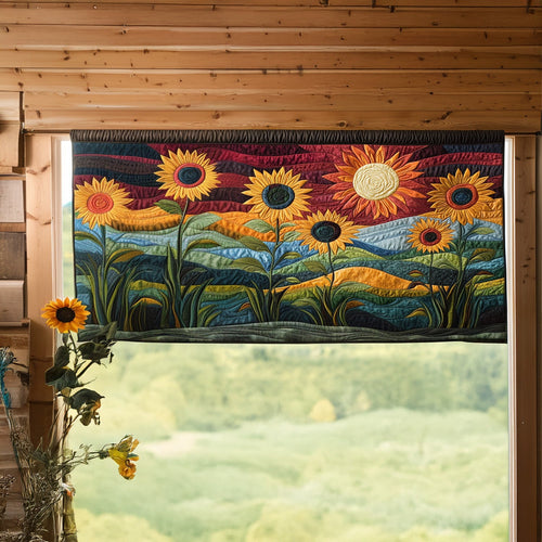 Vibrant Fields Quilted Valance NCU0PT5335