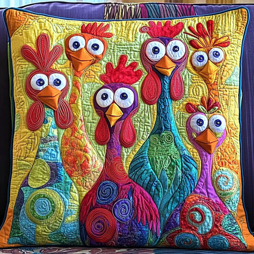Vibrant Flock Quilted Pillow Case NCU0NT6263