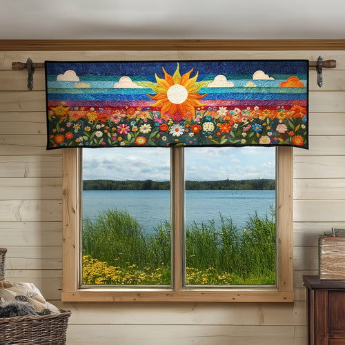 Vibrant Horizon Quilted Valance NCU0PT6119