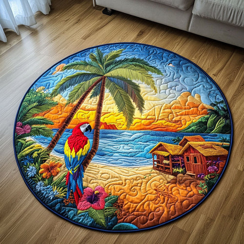 Vibrant Shores Quilted Round Mat NCU0NT5572