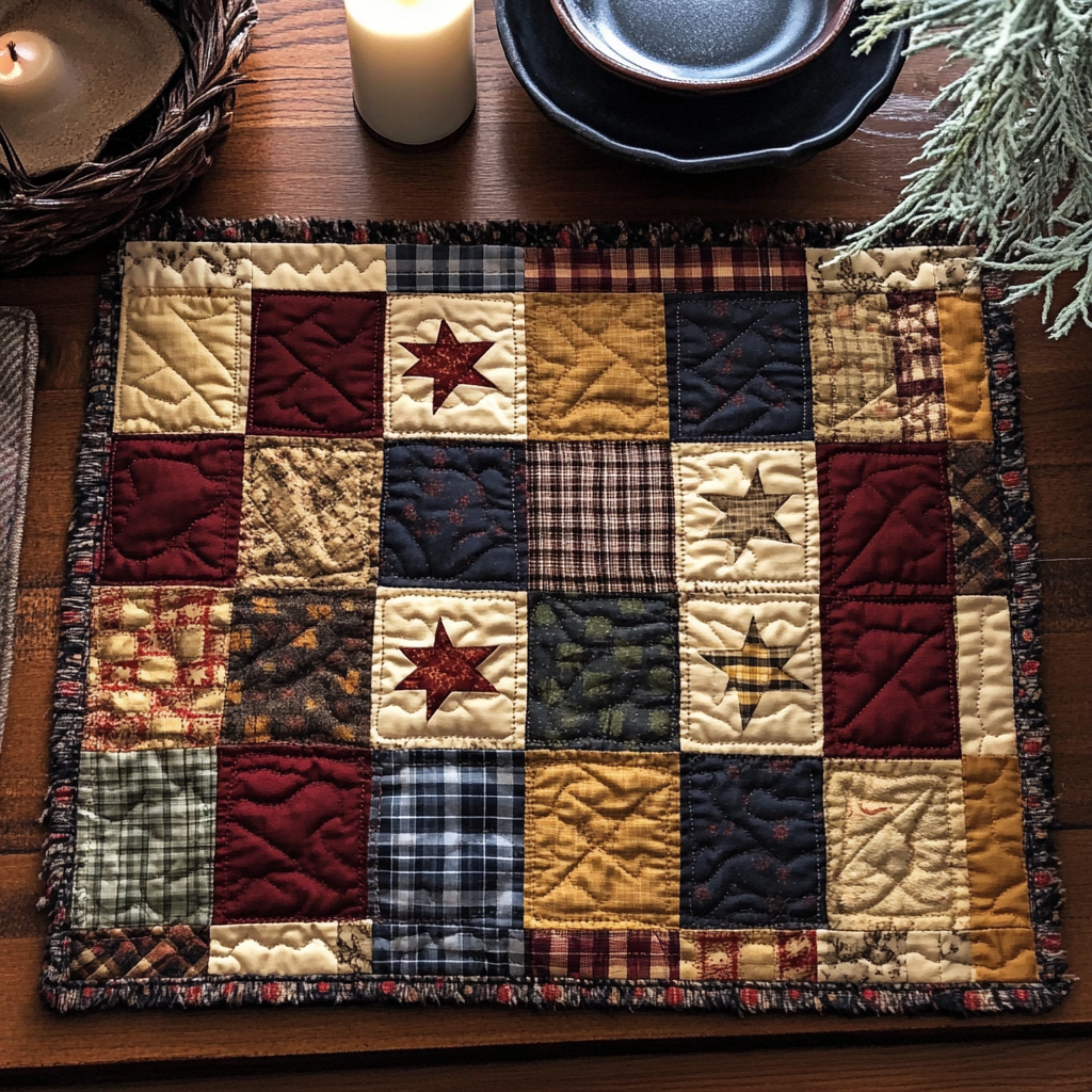 Vintage Charm Quilted Place Mat NCU0VH2138