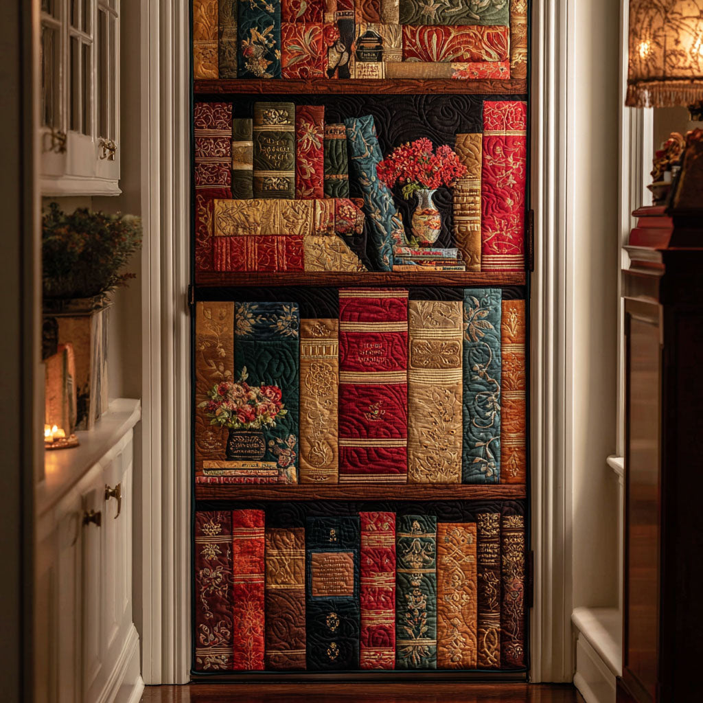 Shelves of Wisdom Quilted Curtains NCU0NNT2314
