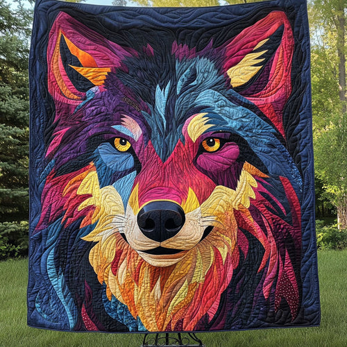 Vivid Wild Alpha Quilted Blanket NCU0NT4924