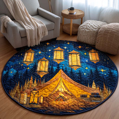 Wander Woods Quilted Round Mat NCU0TD105