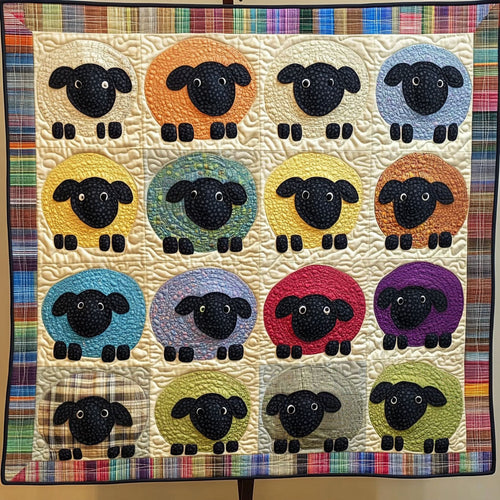 Wandering Flock Quilted Blanket NCU0PT4283