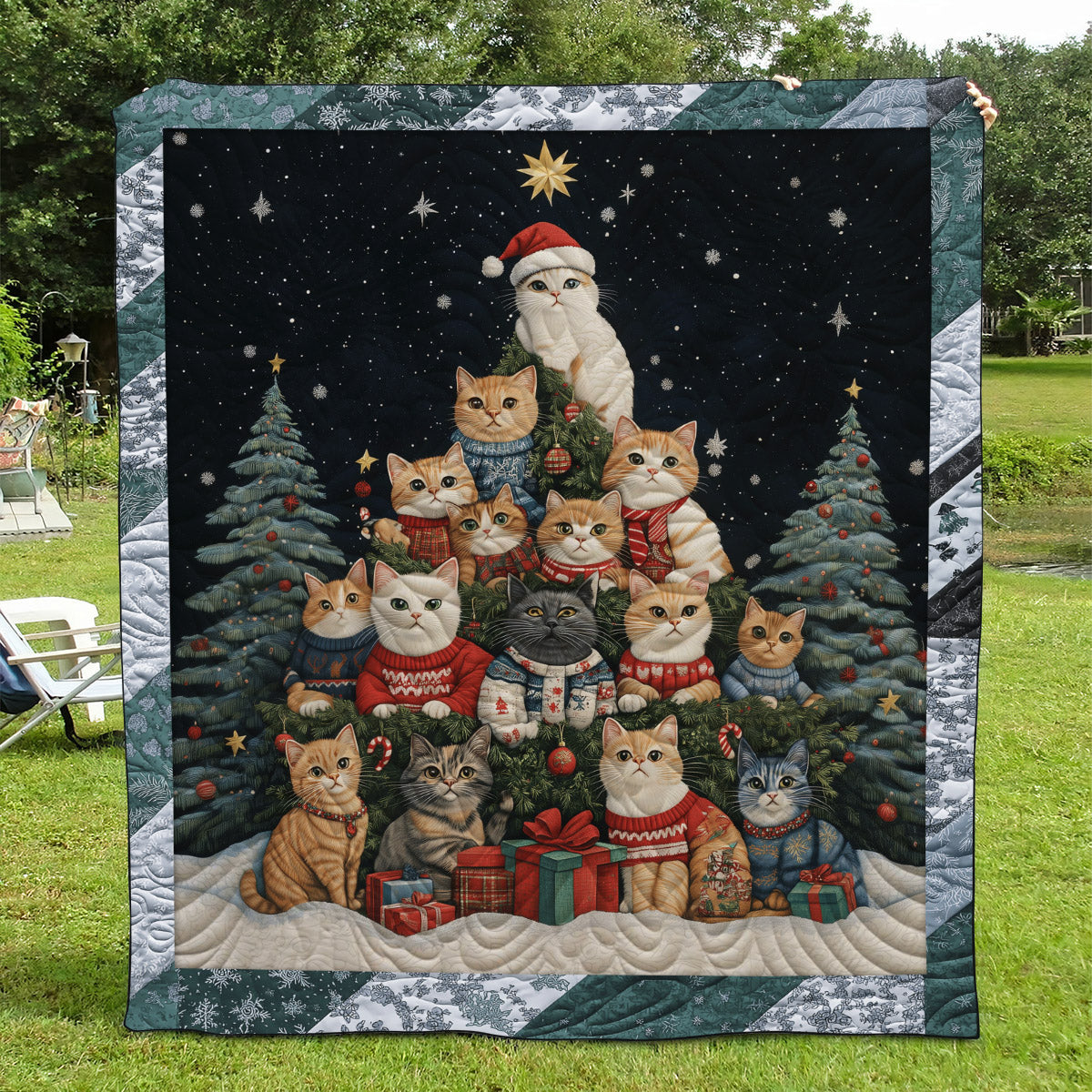Whispering Hooves Quilted Blanket NCU0DK1815