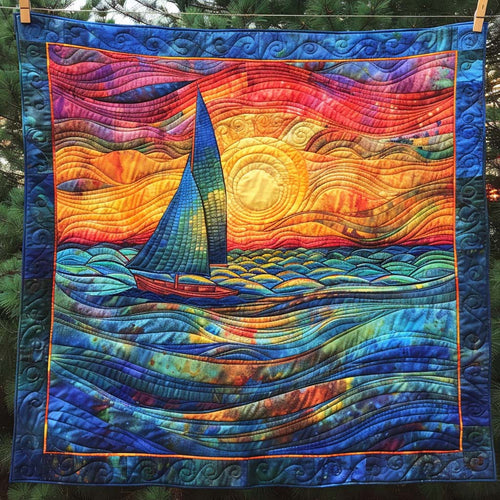 Wave Crest Quilted Blanket NCU0TD120