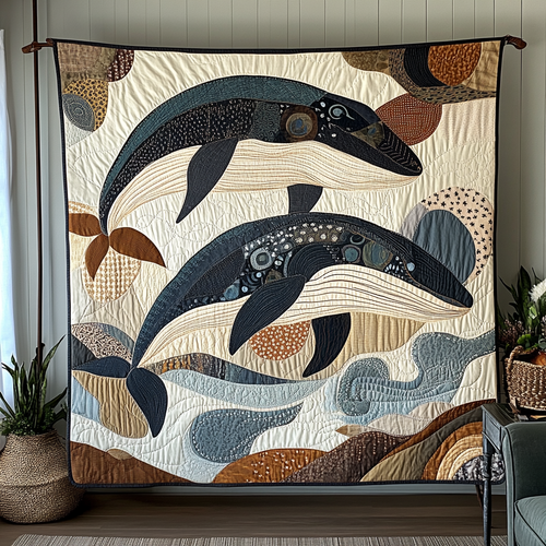 Whale Song Quilted Blanket NCU0DK5524