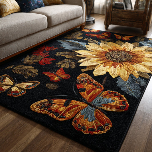 Whimsical Sunflower Area Rug NCU0HH524