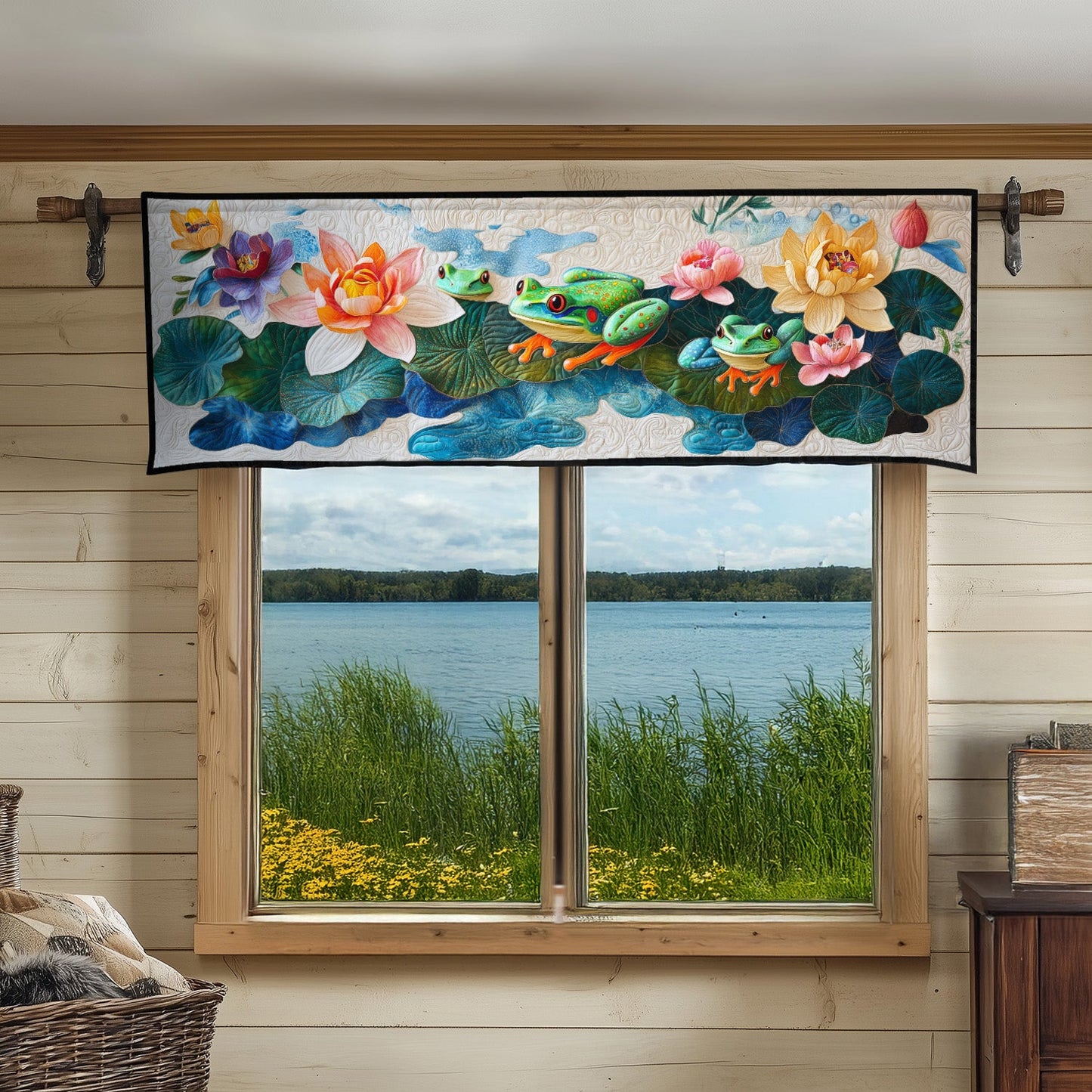 Whimsical Waters Quilted Valance NCU0PT5172