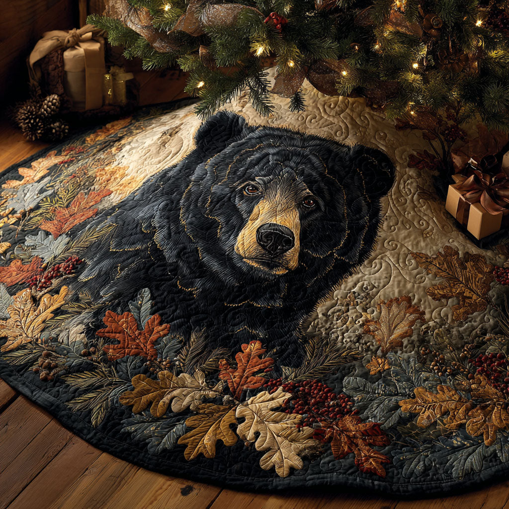 Wild Guardian Christmas Quilted Tree Skirt NCU0TV765