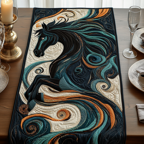 Wild Rhythm Quilted Table Runner NCU0VH5849