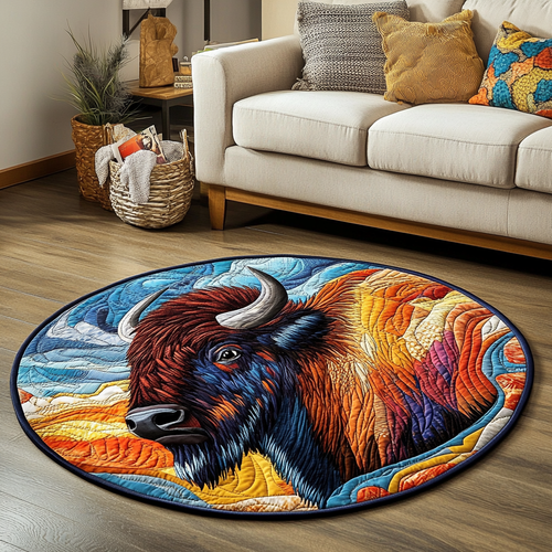 Wild Roamer Quilted Round Mat NCU0DK4988