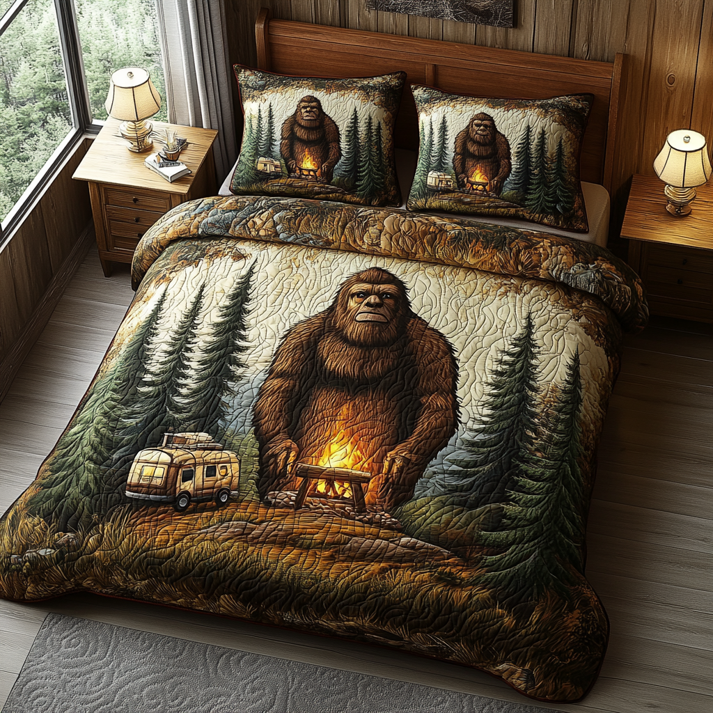 Wild Tracker 3-Piece Quilted Bedding Set NCU0DV2793