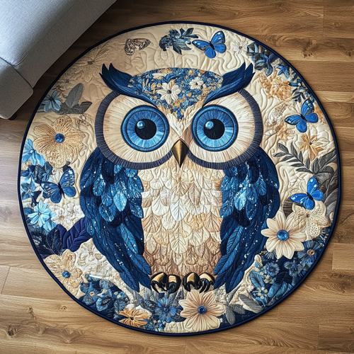 Wild Wisdom Quilted Round Mat NCU0VH4776