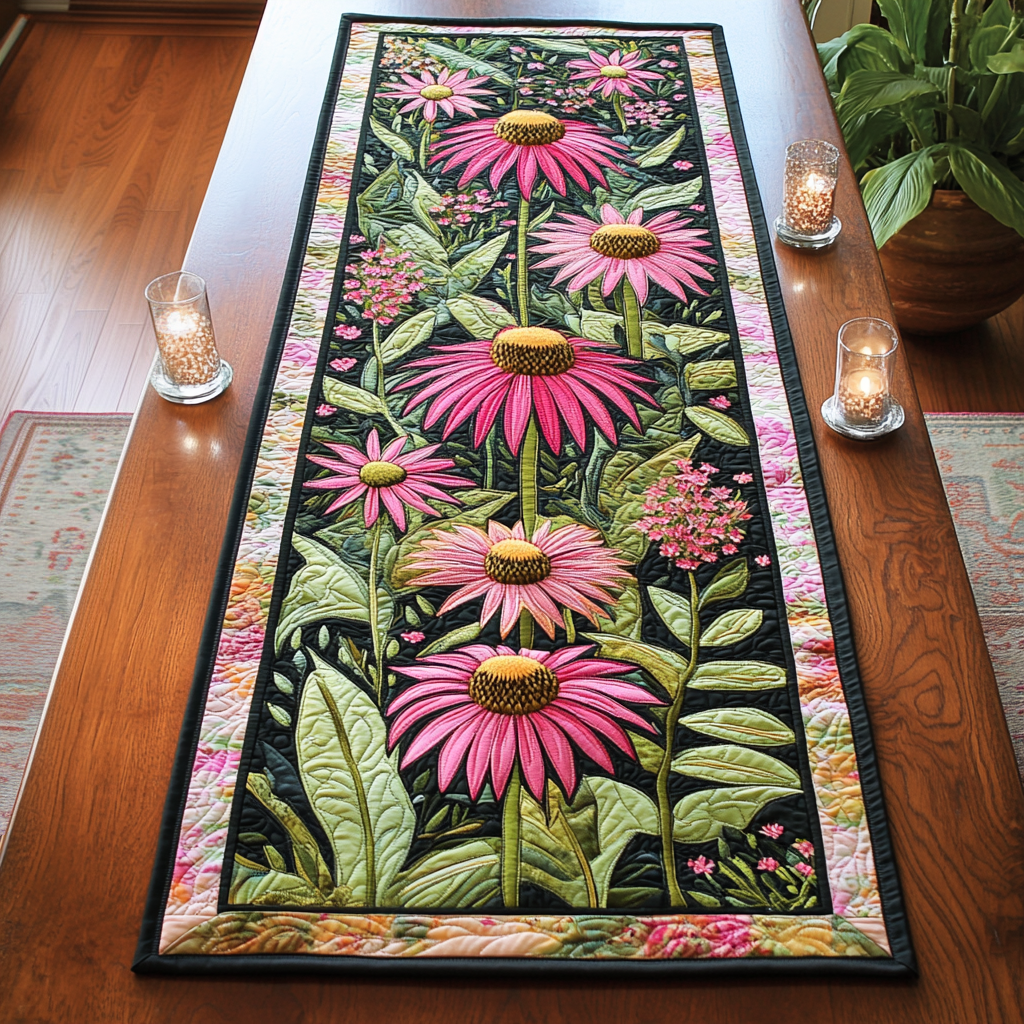 Wildwood Deer Quilted Table Runner NCU0NNL030