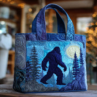 Wilderness Bigfoot Watch Quilted Tote Bag NCU0NT9365