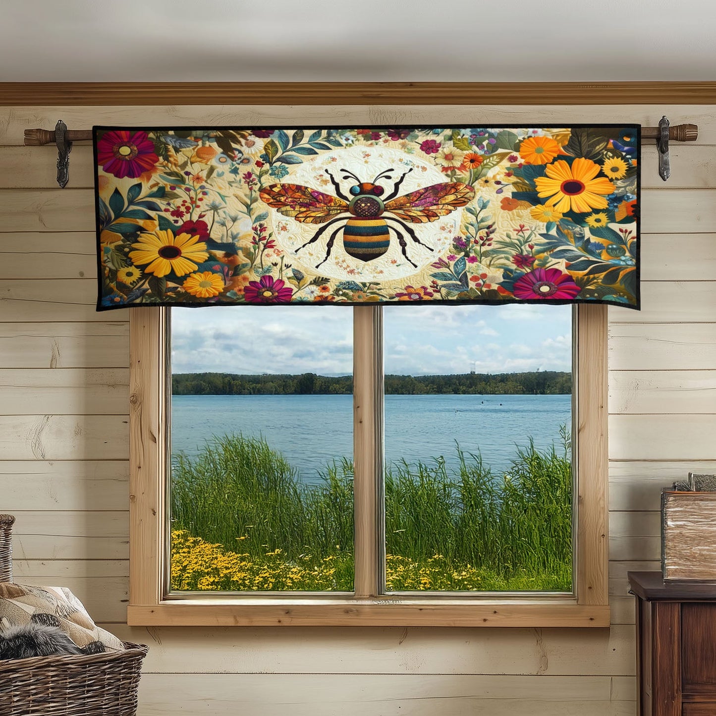 Wings of Gold Quilted Valance NCU0PT5105