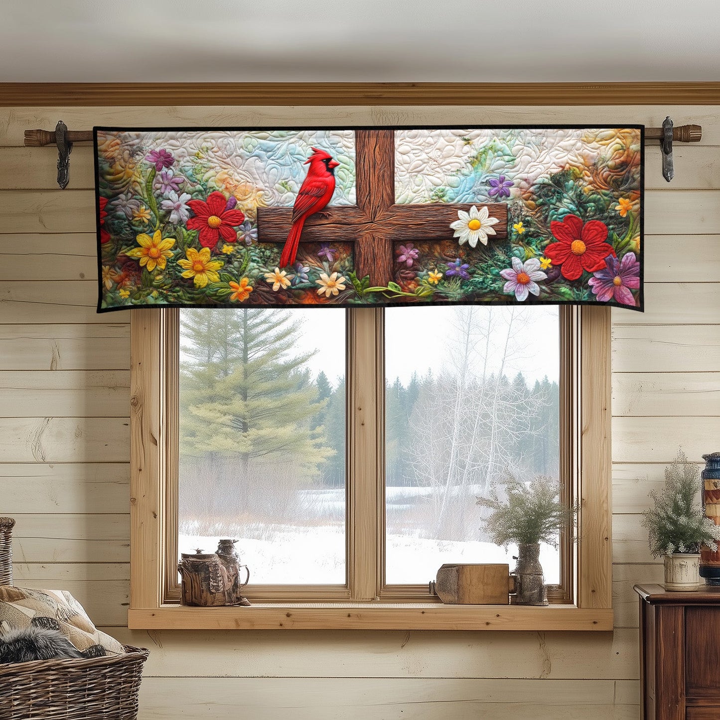 Wings of Remembrance Quilted Valance NCU0PT4974
