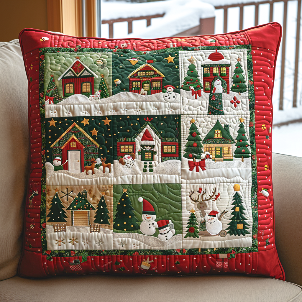 Alpine Village Charm Quilted Blanket NCU0VL814