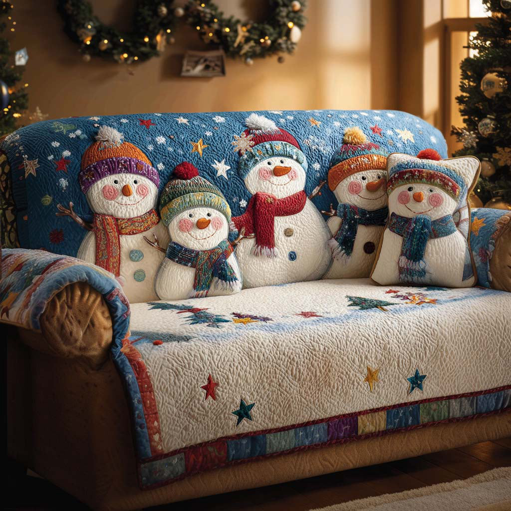 Woodland Dream Quilted Sofa Cover NCU0PTT2171