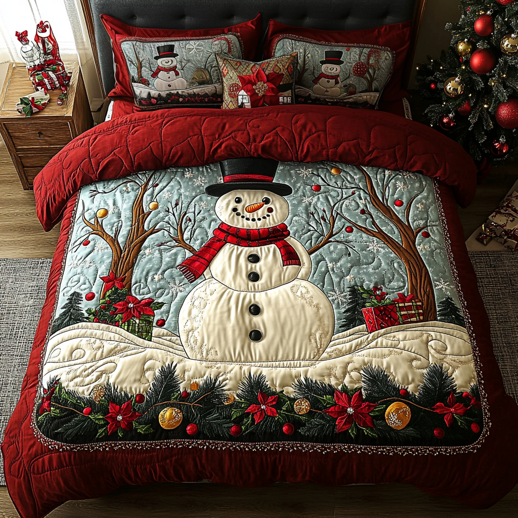 Winter Glow 3-Piece Quilted Bedding Set NCU0DK9849