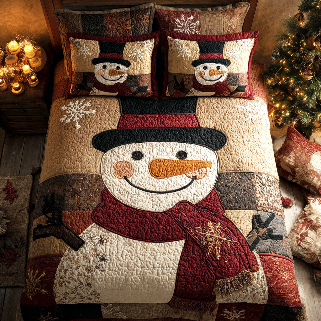 Winter Glow 3-Piece Quilted Bedding Set NCU0TV265