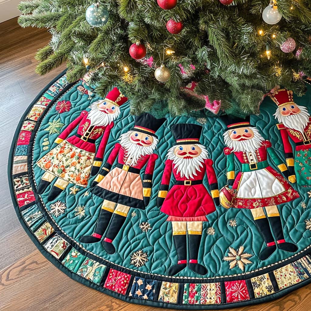 Winter Glow Christmas Quilted Tree Skirt NCU0NT10511