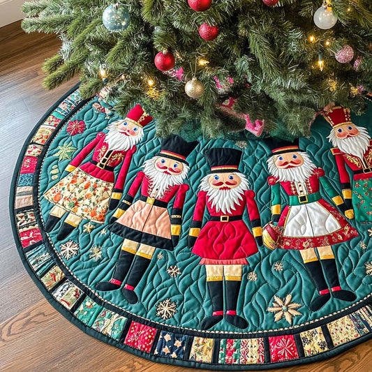 Winter Glow Christmas Quilted Tree Skirt NCU0NT10511