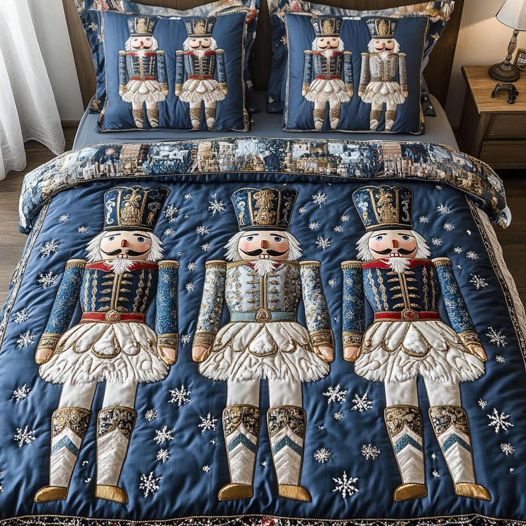 Winter Guard 3-Piece Quilted Bedding Set NCU0DK9846