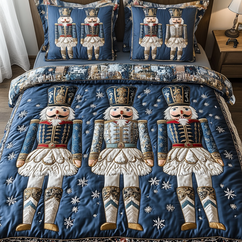 Winter Guard 3-Piece Quilted Bedding Set NCU0DK9846