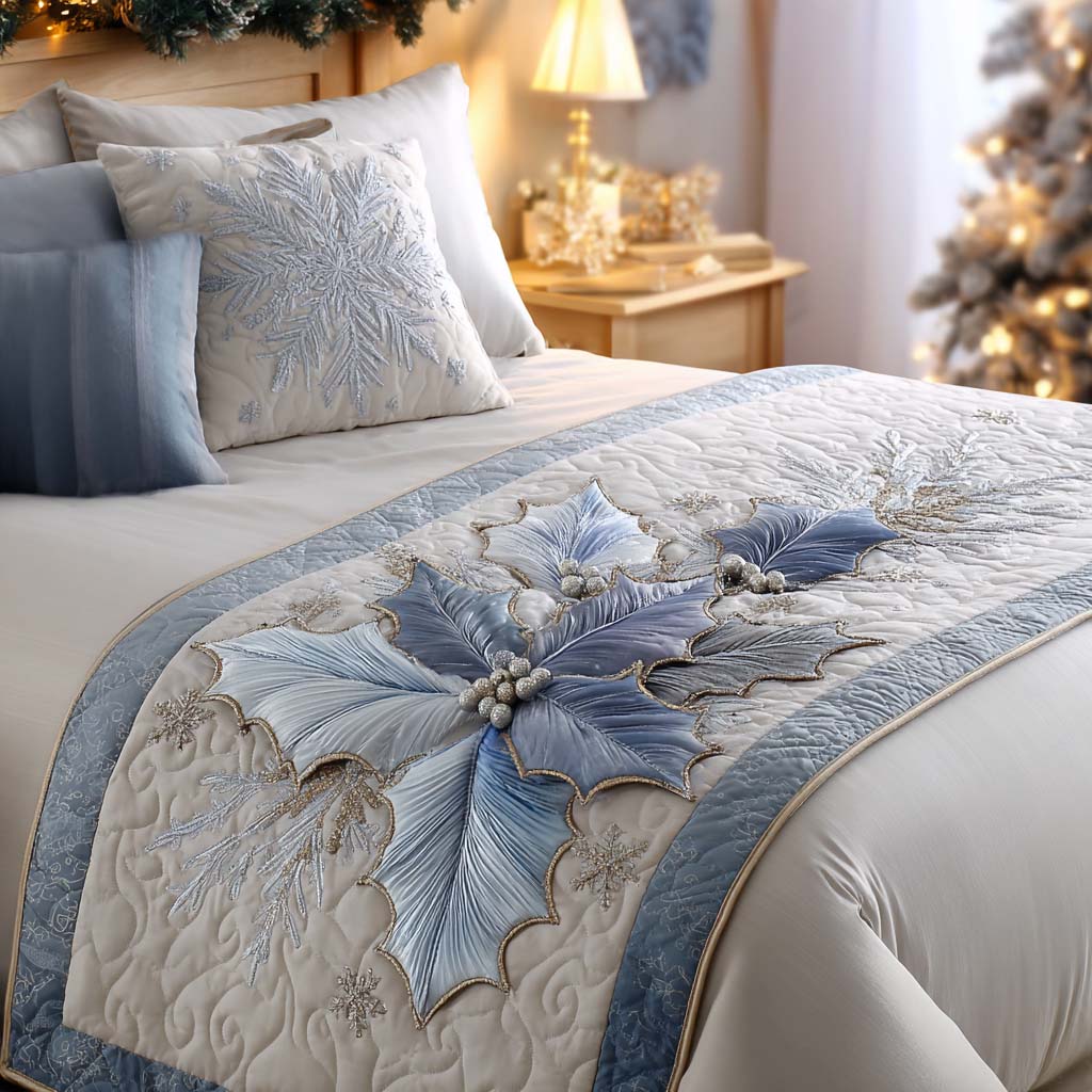 Christmas Quilted Bed Runner NCU0VT263