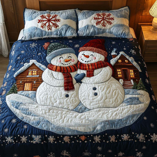 Winter Joy 3-Piece Quilted Bedding Set NCU0NT2124