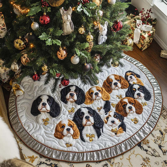 Winter Majesty Quilted Christmas Tree Skirt NCU0DV7993