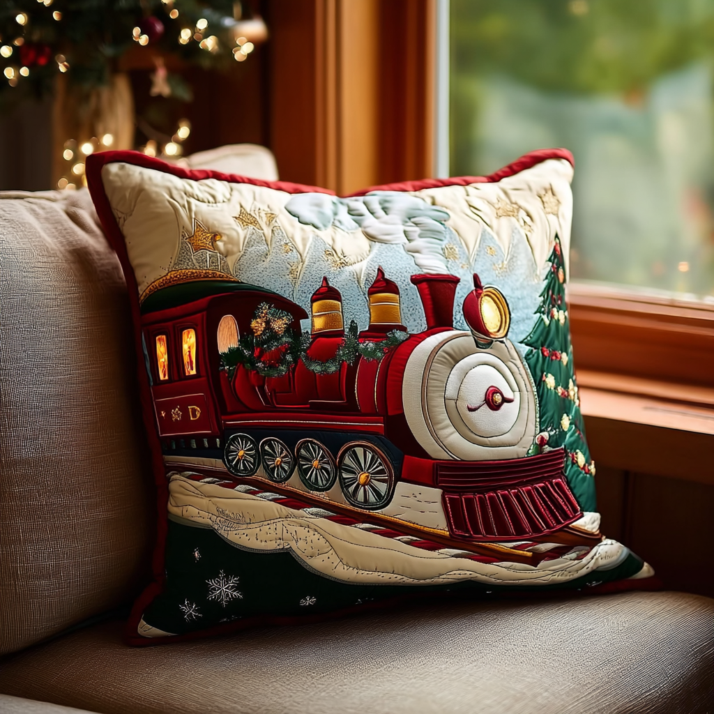 Winter Wonderland Express Quilted Pillow Case NCU0DK2598