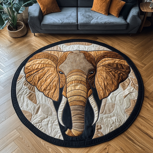 Wise Wanderer Quilted Round Mat NCU0DK4650