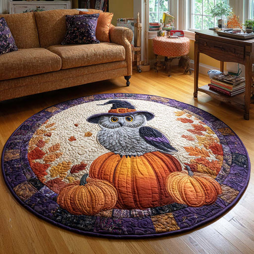 Witching Hour Quilted Round Mat NCU0TD165