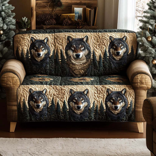 Wolfwood Spirit Quilted Sofa Cover NCU0NT10669
