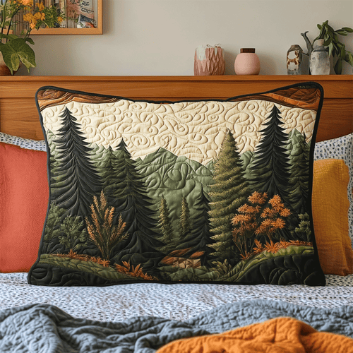 Woodland Wanderlust Quilted Bedding Pillow Case NCU0DV5055