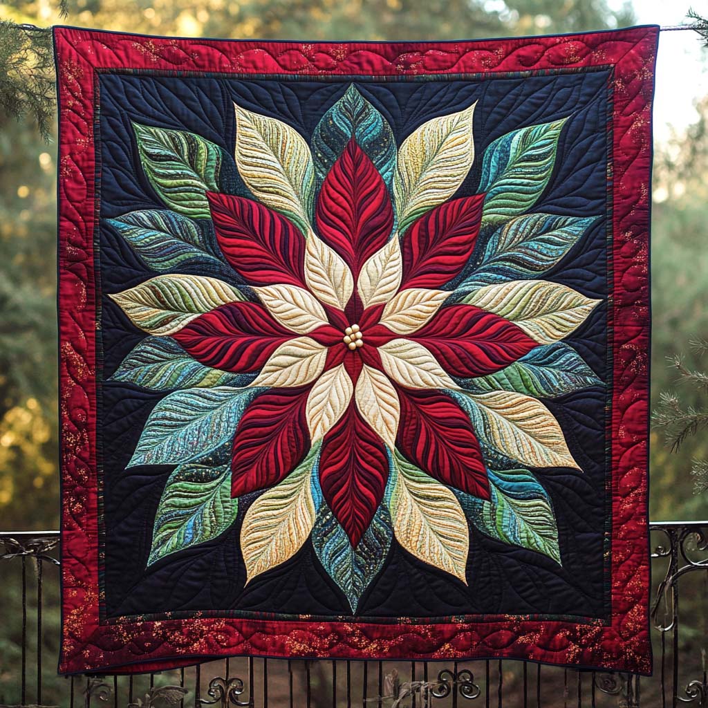 Yuletide Ride Quilted Blanket NCU0VH546
