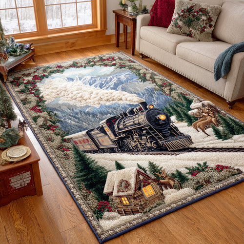 Yuletide Locomotive Area Rug NCU0TD1086