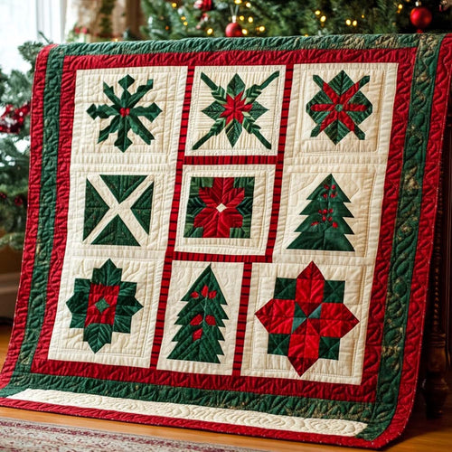 Yuletide Spark Quilted Blanket NCU0XD129